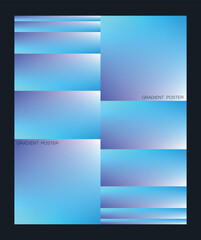 Abstract Background Colorful Gradient Poster