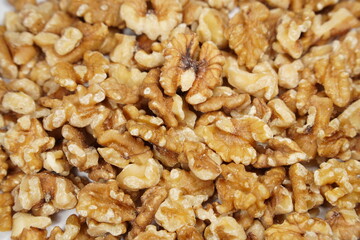 close up of a walnuts