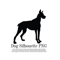 Dog silhouette png