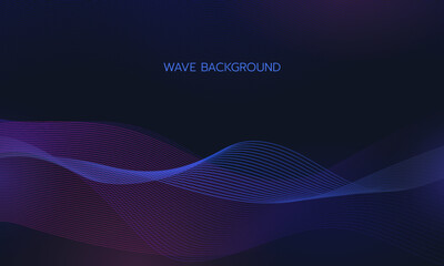 Abstract digital technology particles line background concept for business. 