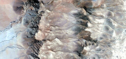 the skin of the earth,  abstract photographs of the deserts of Africa from the air,	