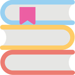 Fototapeta premium Books Vector Icon