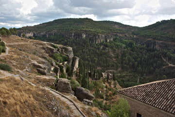 Fototapeta na wymiar The town of Tarancon, near Cuenca