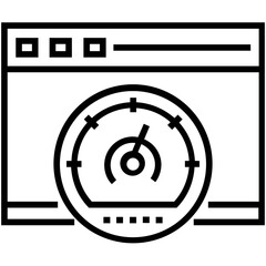 Seo Performance Vector Icon