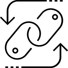 Link Building Vector Icon