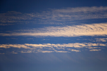Fototapeta na wymiar Blue sky with cirrus clouds