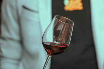 Red wine by the glass at a tasting of white, rosé and red wines that celebrates friendship and joy...
