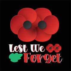 best remembrance day t shirt design vector