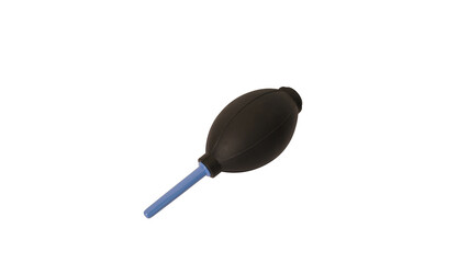 Black rubber hand squeeze air pump