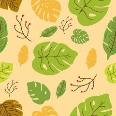monstera seamless