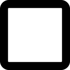 Unchecked Isolated Vector Icon


