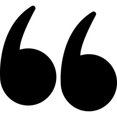 Quotation marks Isolated Vector Icon
