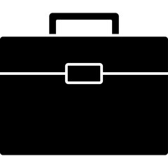 Briefcase Isolated Vector Icon

