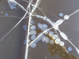 Abstract background of natural Ice