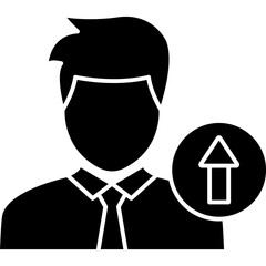 user upload Isolated Vector Icon
