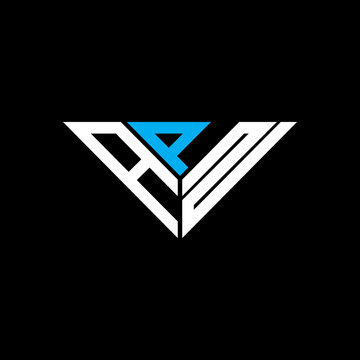 APN letter logo creative design with vector graphic, APN simple and modern logo in triangle shape.