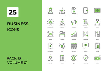 Business icons collection. Set contains such Icons as and more