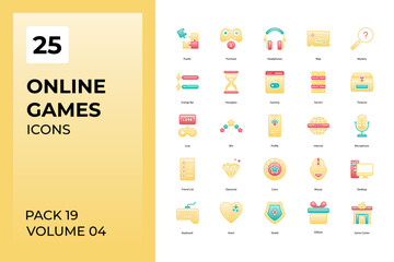 Online Games Drink icons collection. Set contains such Icons as app, characters, concept,  and more