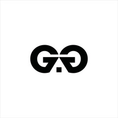 letter g logo vector home template