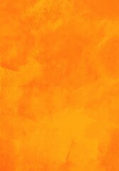 Orange yellow bright background, vertical, blurred, imitation brush, empty space