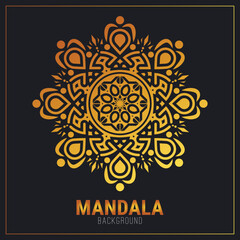 Luxury Mandala background design template