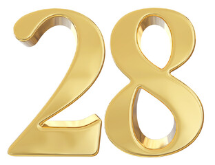 3d golden number 28