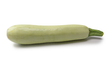 Fresh zucchini isolated on a white background.