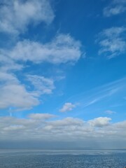 cloud and sea