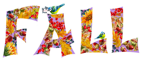 the inscription "fall”.