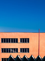 orange buliding windows