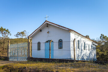 church in the city of Sao Tome das Letras, State of Minas Gerais, Brazil