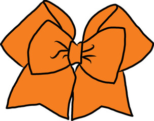 ribbon vector image sticker for diary, bullet journal