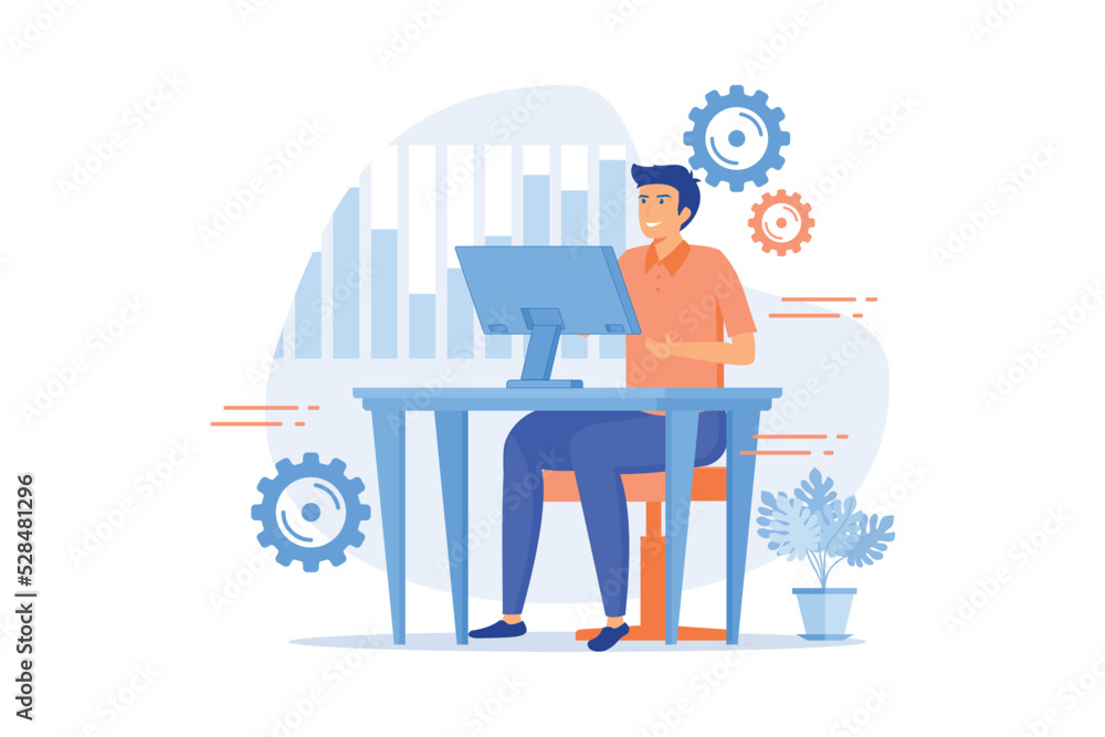 Poster technical support. system calibration, software configuration, settings adjustments. professional co