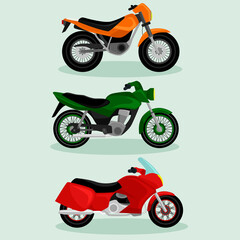 set of bikes