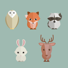 set of animals