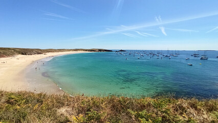 Plage paradisiaque en France 