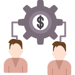 Money Team Connect Icon