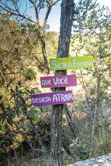 natural landscape in the city of Sao Tome das Letras, State of Minas Gerais, Brazil