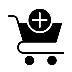 Fototapeta premium shopping cart symbol icon illustration