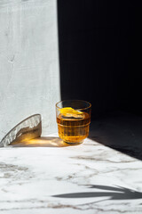 glass of oldfashioned