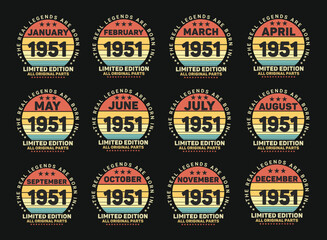 The Real Legends Are Born In 19951 Birthday Quotes Bundle, Birthday gifts for women or men, Vintage birthday shirts for wives or husbands, anniversary T-shirts for sisters or brother