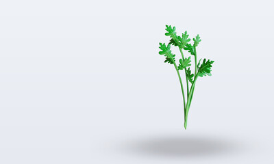 3d Vegetable Celery rendering top view