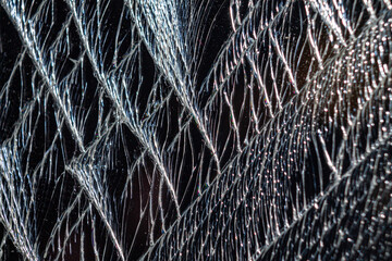 Shattered cell phone screen protector glass cracks pattern 