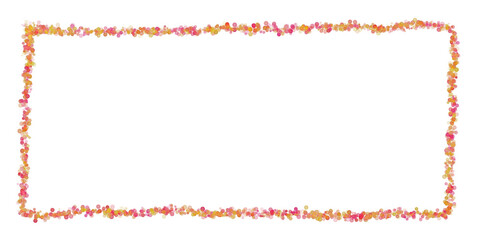 frame of christmas branches