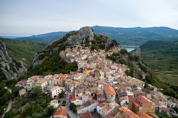 Fototapeta na wymiar Pennadomo Village in Abruzzo Italy