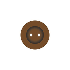 shirt buttons icon logo vector design template