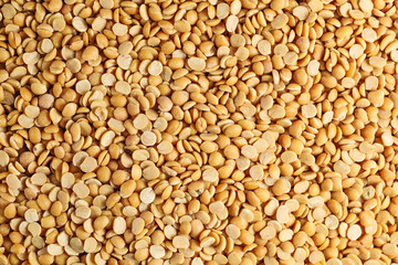 Yellow Lentils (Harhar Dal). Pile of Lentils