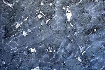 Beautiful grunge grey blue background. Gray stucco background.