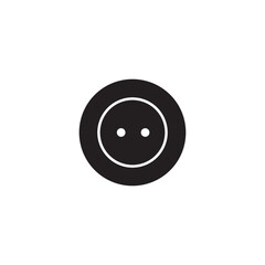shirt buttons icon logo vector design template