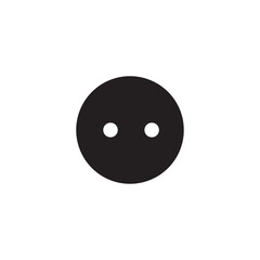 shirt buttons icon logo vector design template